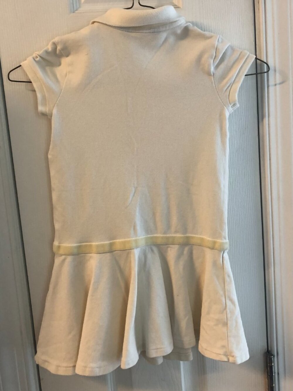 Polo Ralph Lauren Girls White Dress Short Sleeves Size 5 - Picture 4 of 4